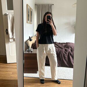 White vintage trousers